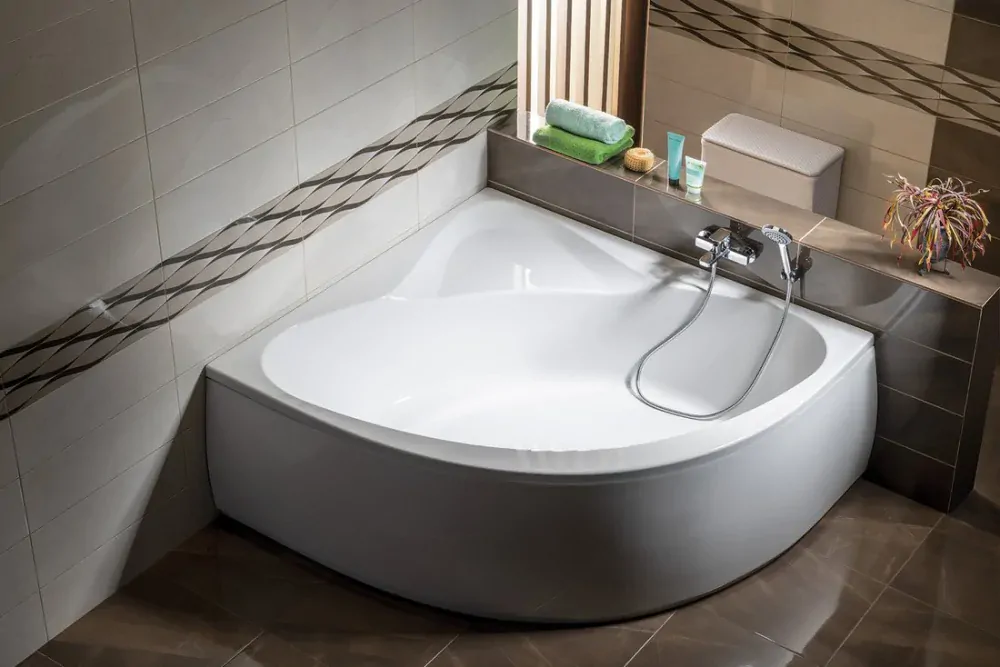 DYJE rohová vana 150x150x42cm, bílá